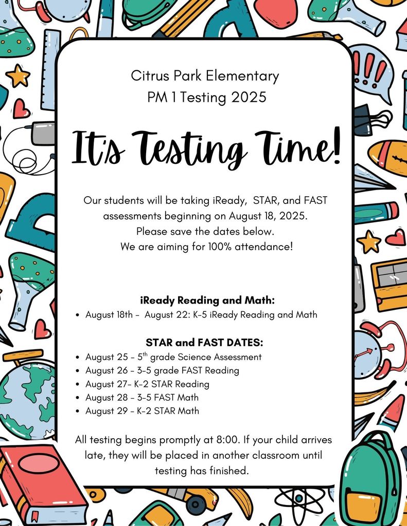 Mark your calendars!