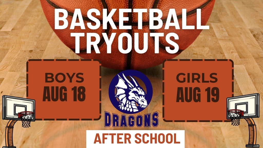 Basketball Tryouts  Aug 18-19