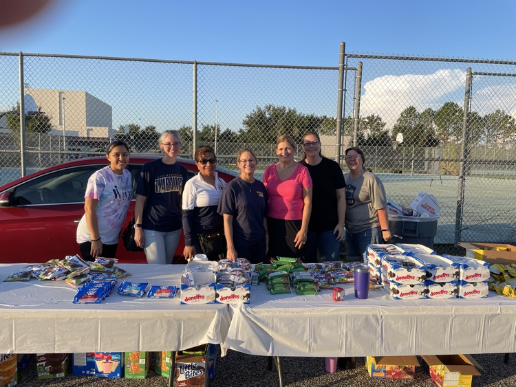 PTSA supporting our students at senior sunrise 