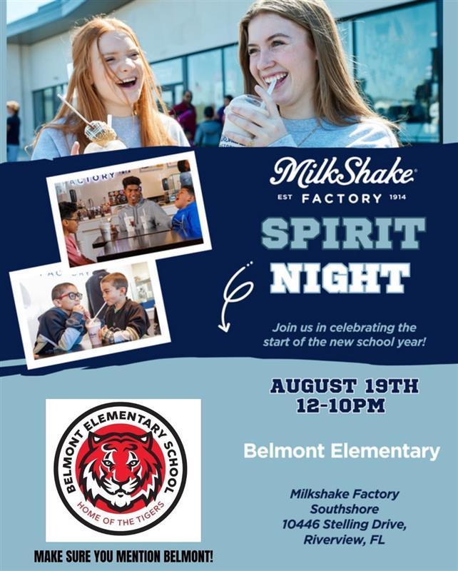 Milkshake Factory Sprit Night Flyer