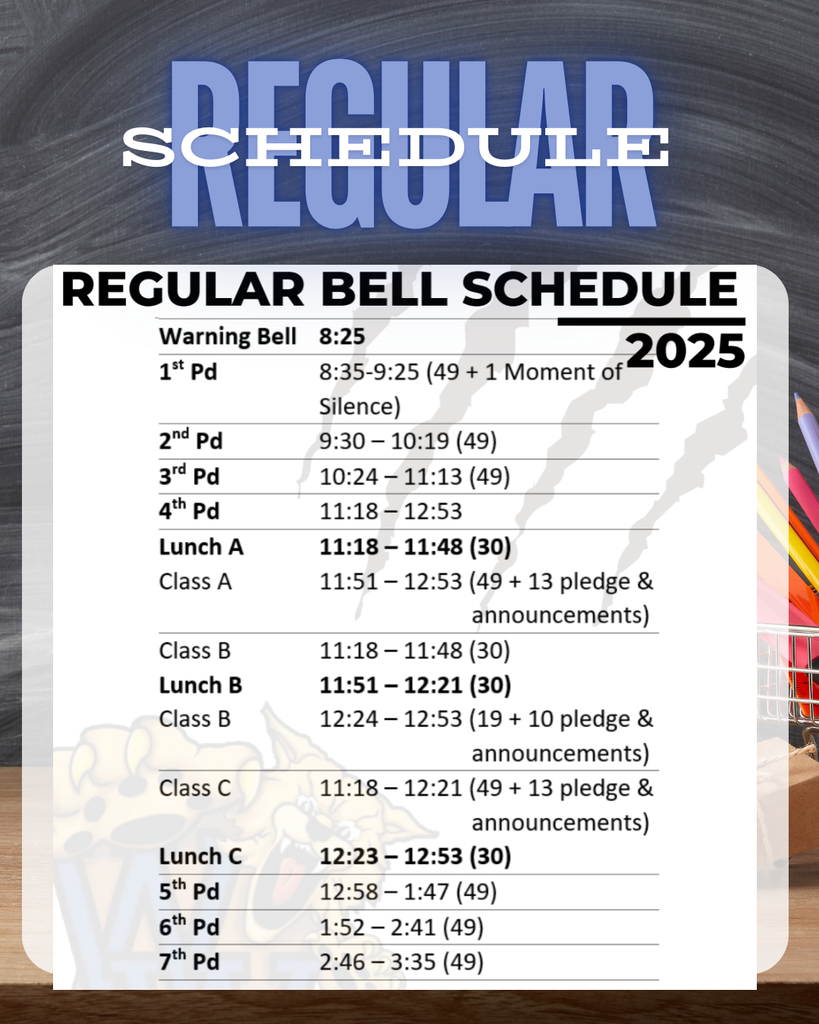 regular bell schedule