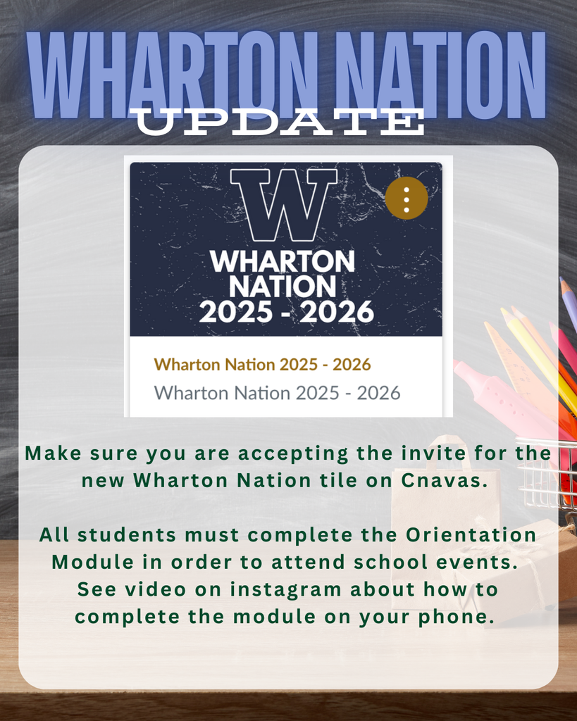 Wharton Nation update