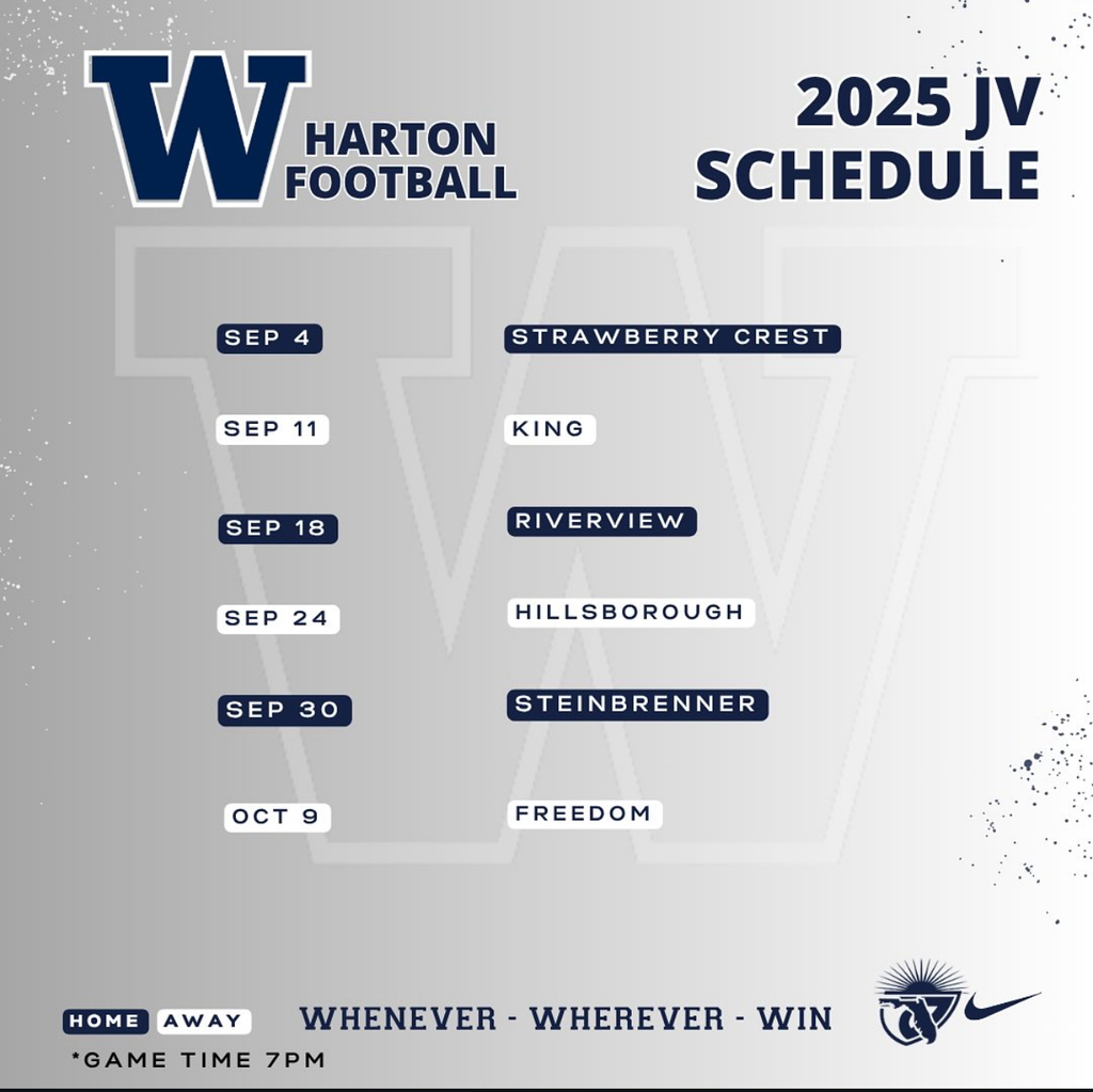 JV Football schedule