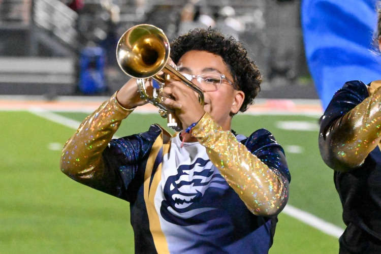 Durant marching band student 
