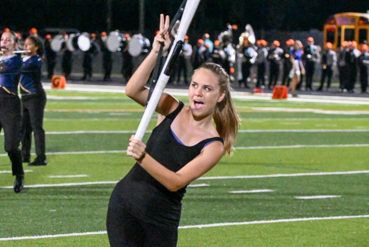 Durant marching band student 