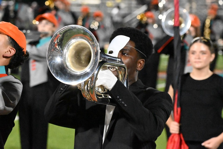 Plant City marching band student