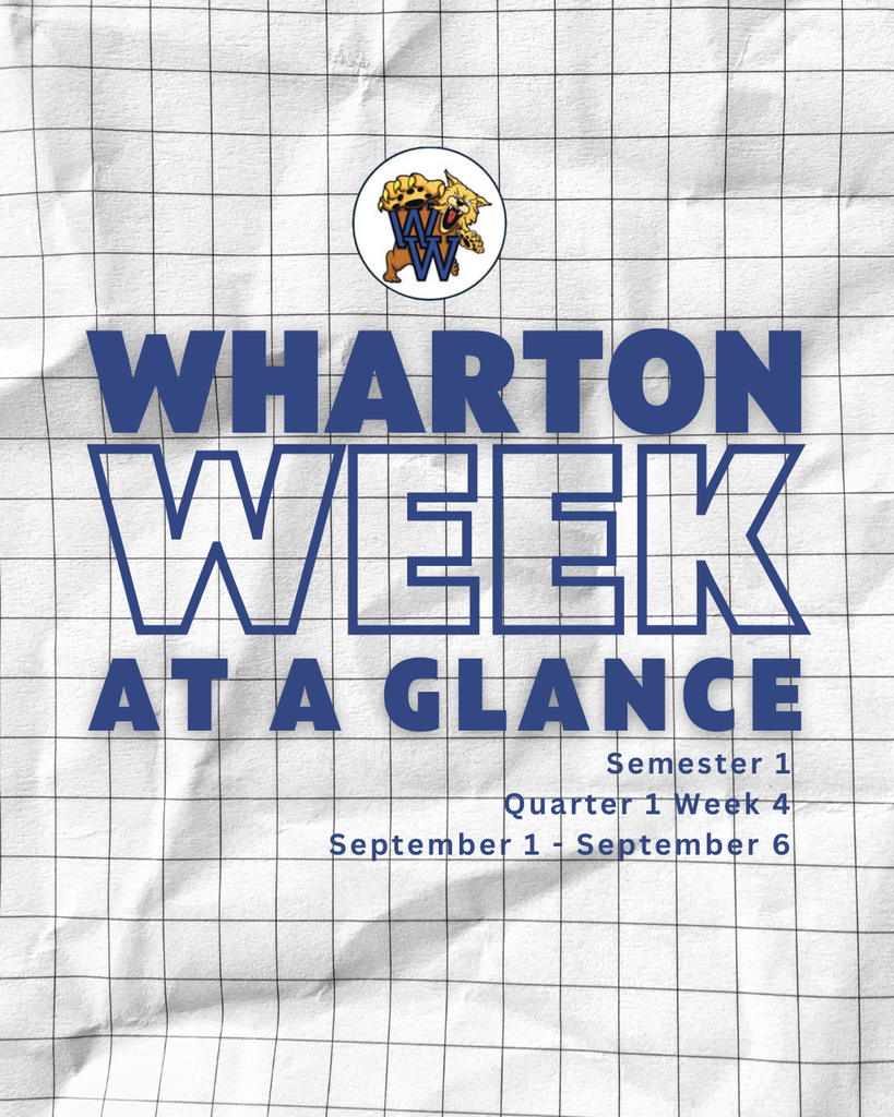 week at a glance 9/1 to 9/6