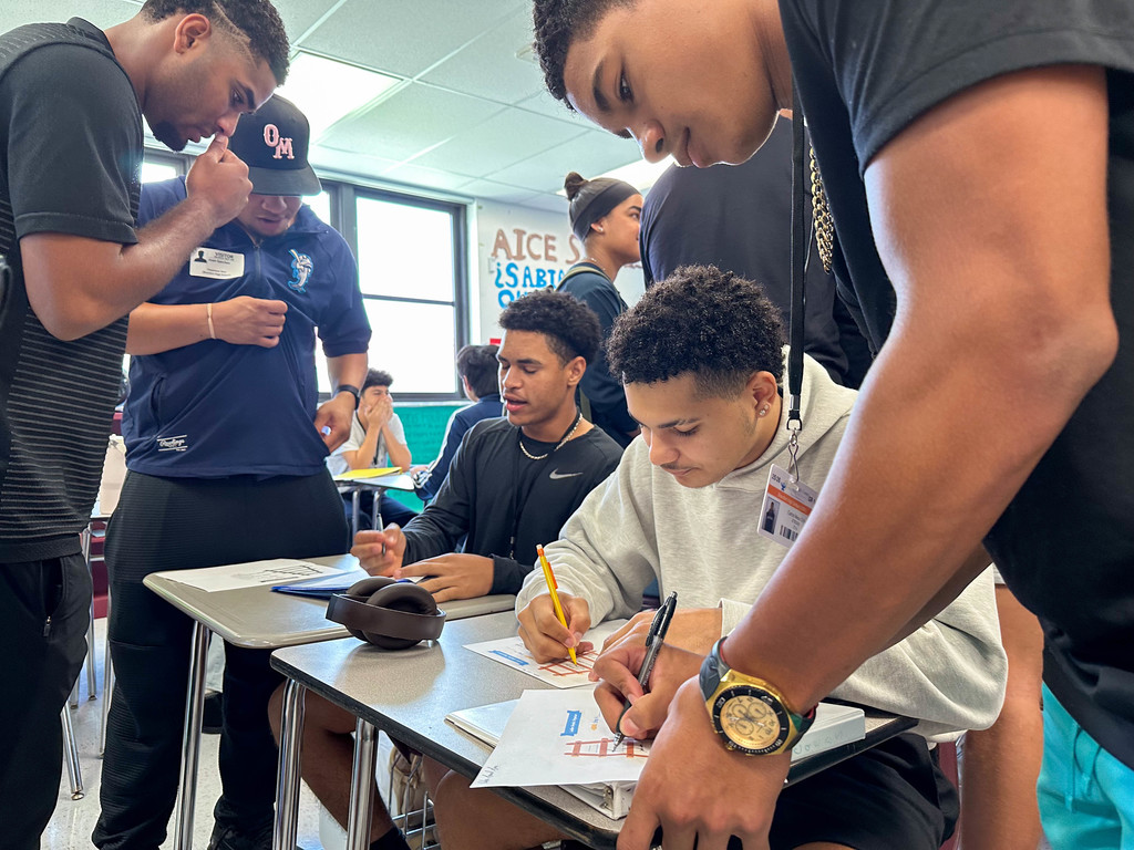 Tampa Tarpons visit Brandon High School