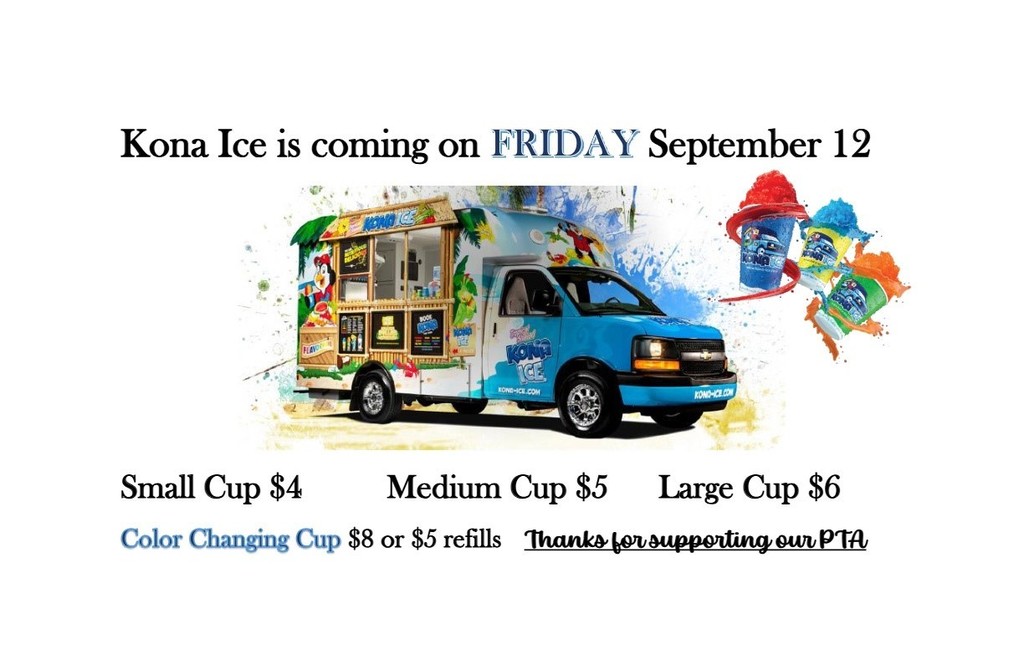 Kona Ice - PTA Fundraiser
