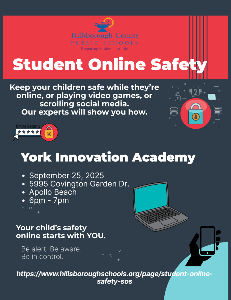 Student online safety flyer