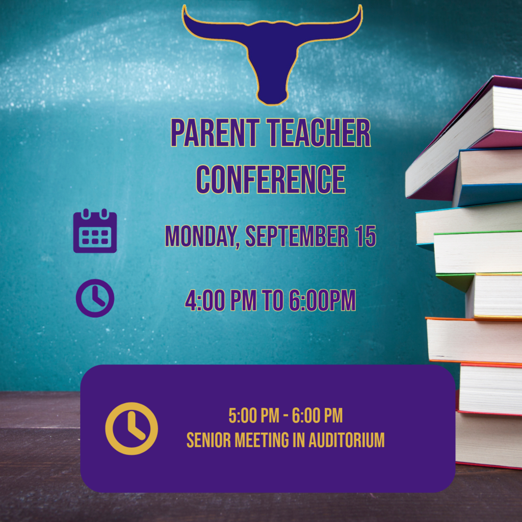 Parent Teacher Conference is Monday, September 15 from 4 - 6 pm!