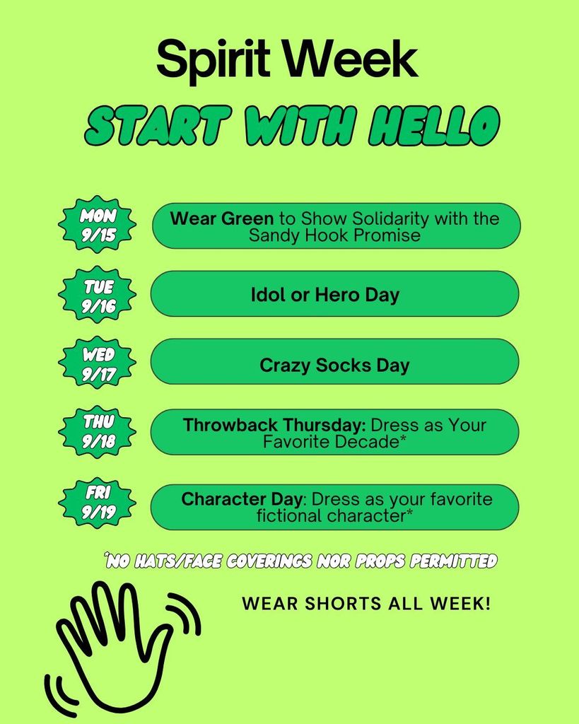 Start With Hello Events for the week of Sept 15