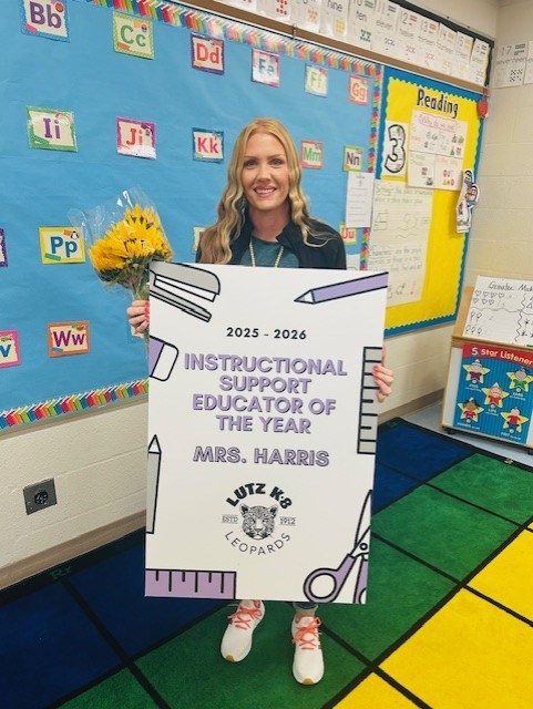 Instructional Support of the Year - Mrs. Harris