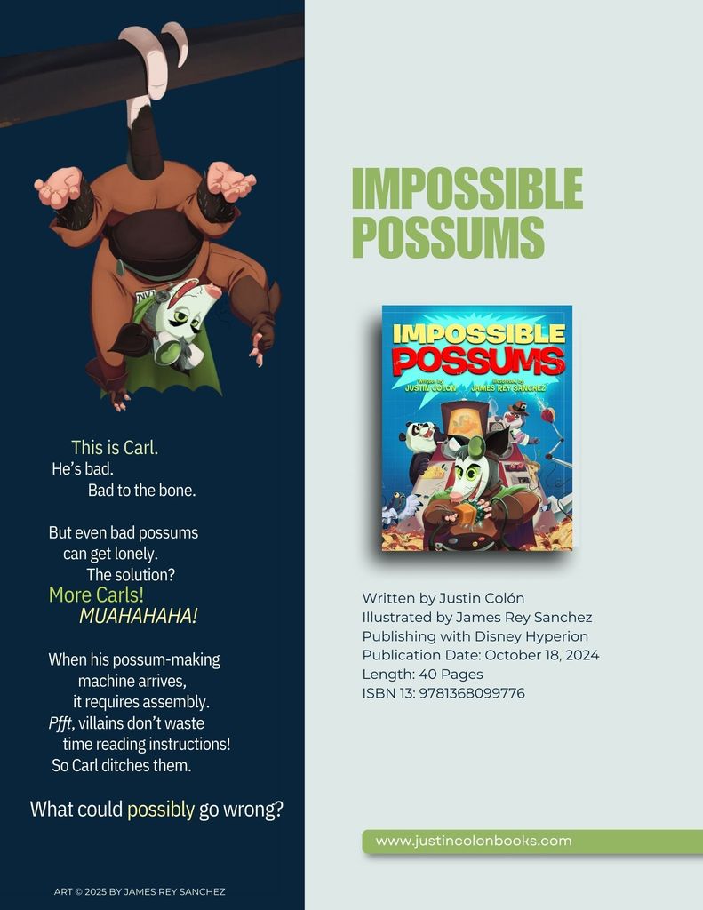 Impossible Possums book page