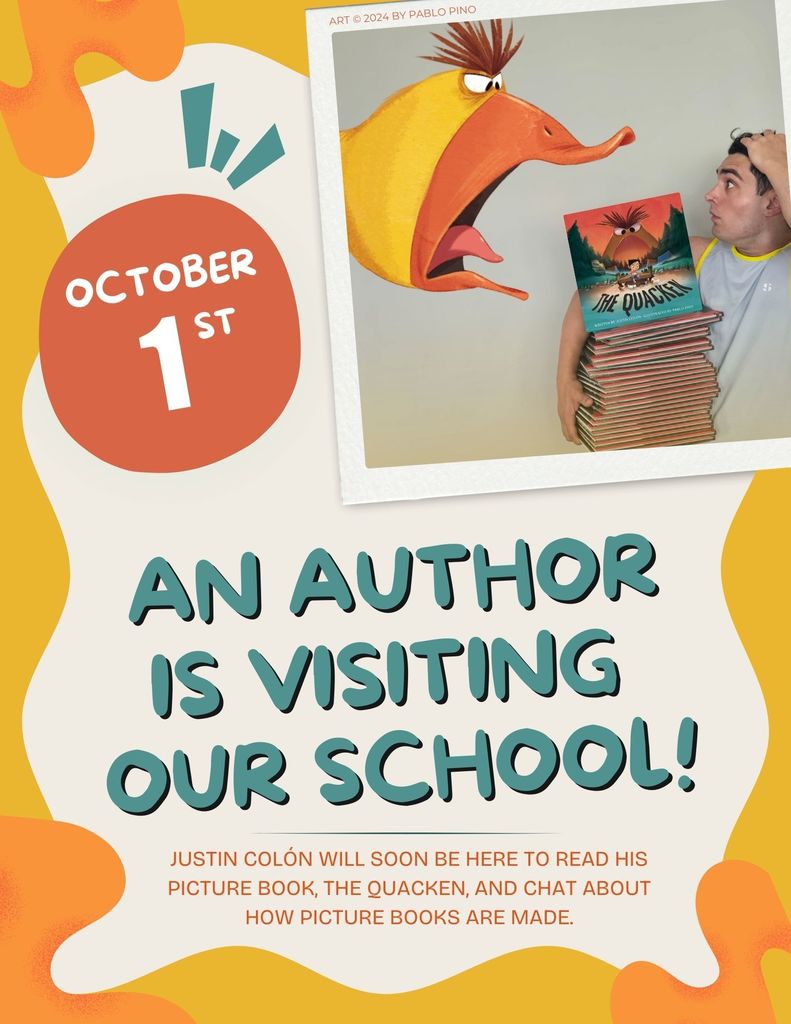 Author Visit Oct. 1st