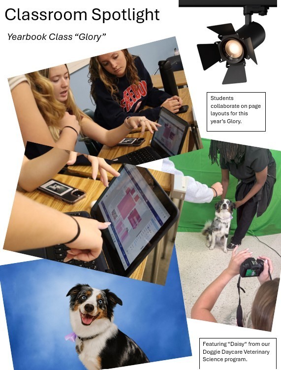 Yearbook staff photos