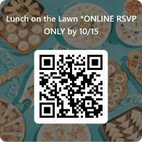 QR code for lunch on the lawn