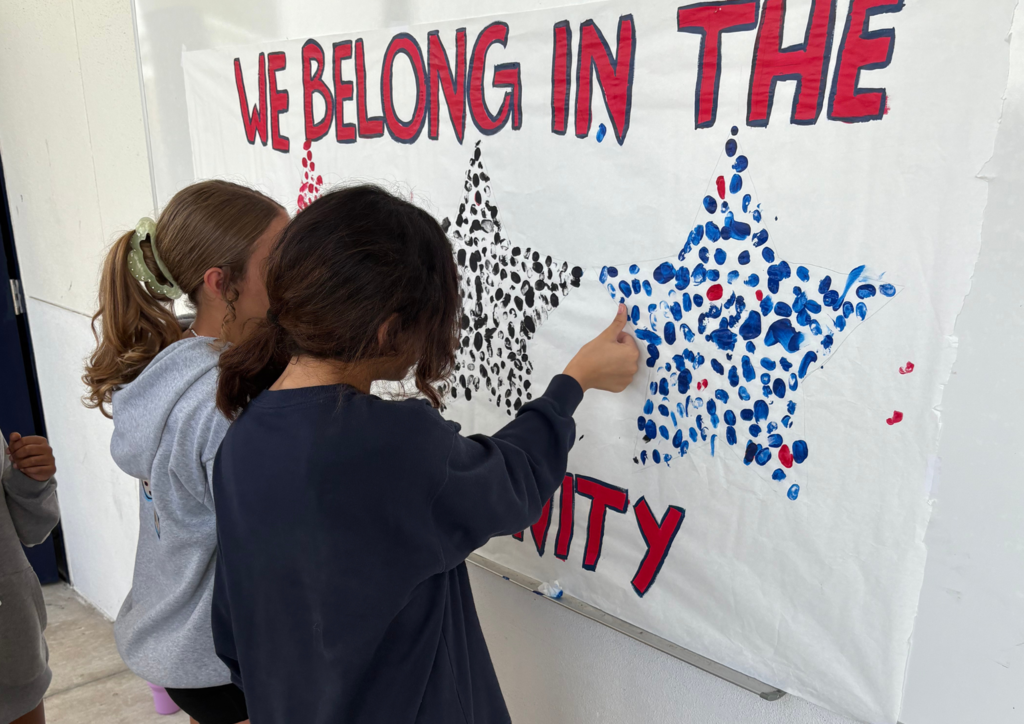 Eisenhower Middle Unites for “We Belong Wednesday”