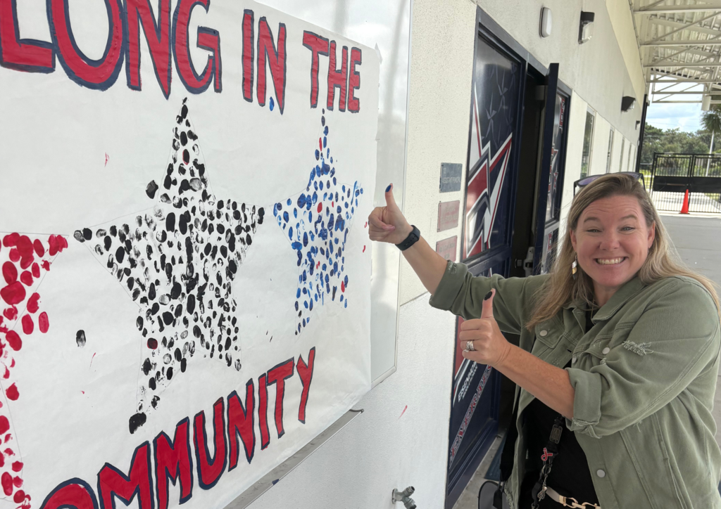 Eisenhower Middle Unites for “We Belong Wednesday”