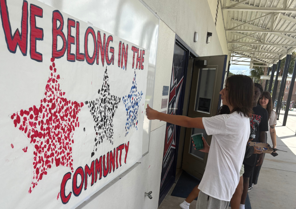 Eisenhower Middle Unites for “We Belong Wednesday”