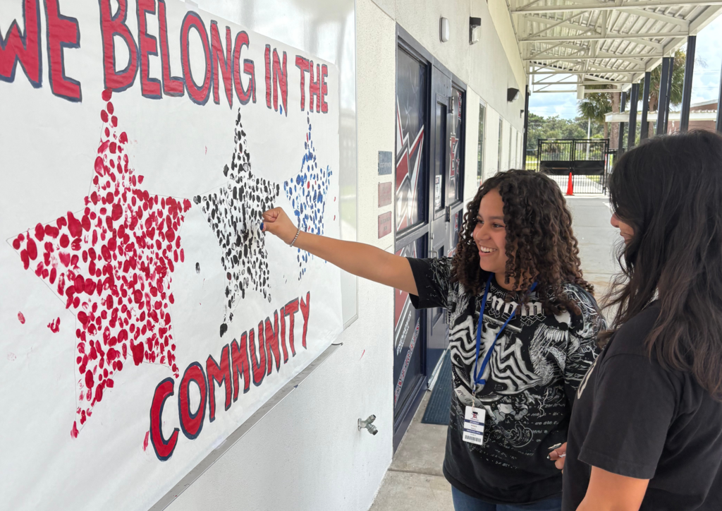 Eisenhower Middle Unites for “We Belong Wednesday”