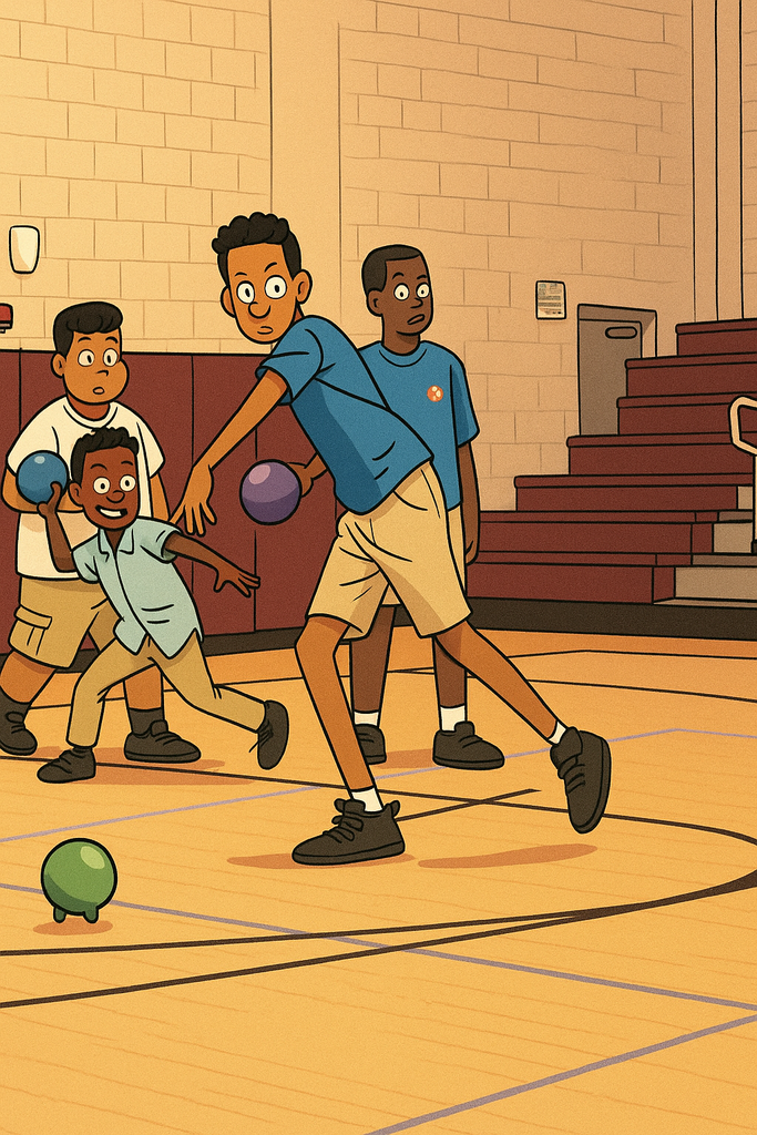 playing ball