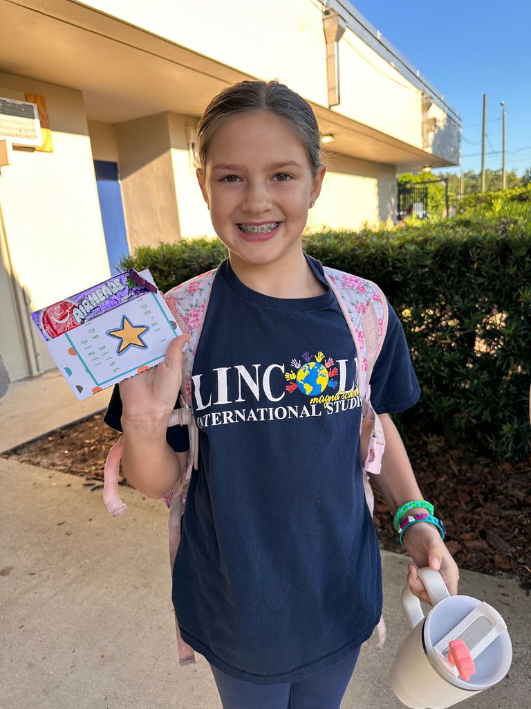 Student with prize