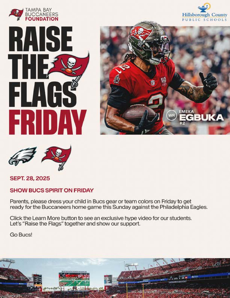 Raise the Flags Friday flyer
