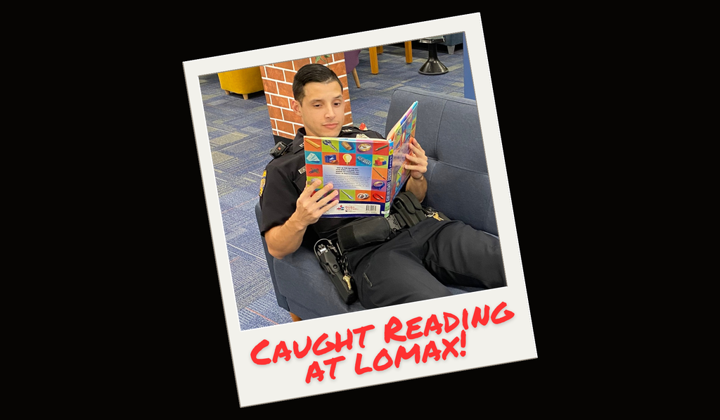 Caught Officer Lopez reading!