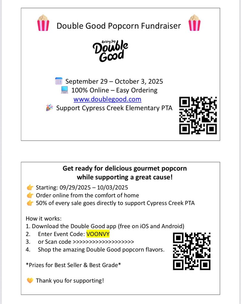 Double Good popcorn information