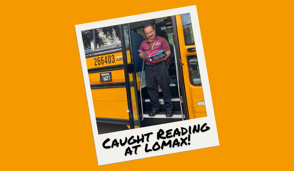 Caught Mr. Abraham reading!