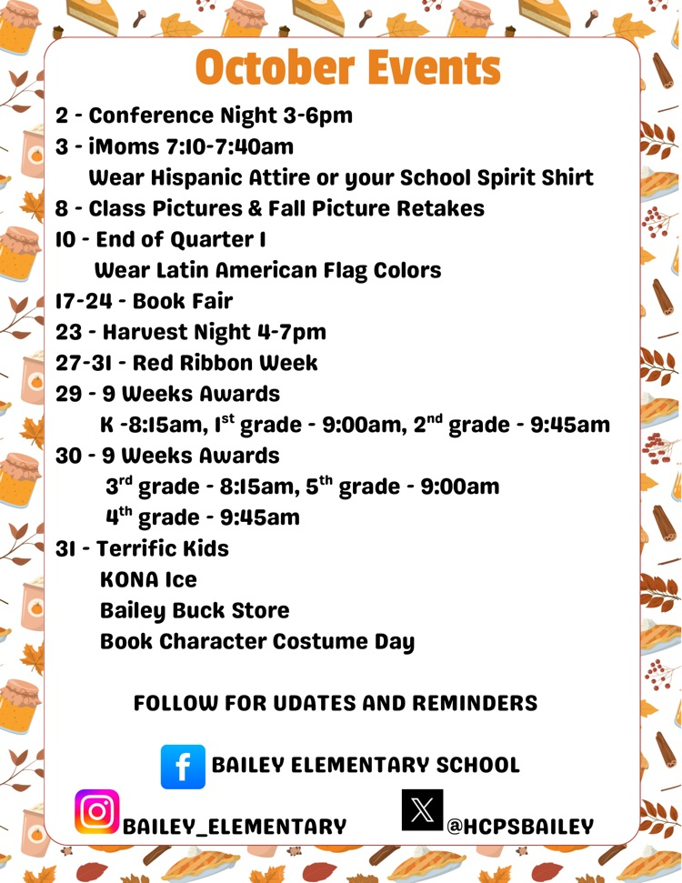 October Events