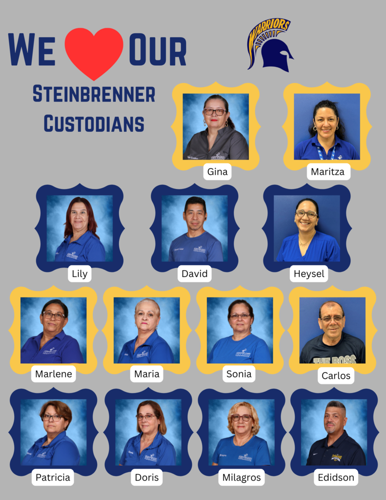 2025 Steinbrenner Custodial Staff