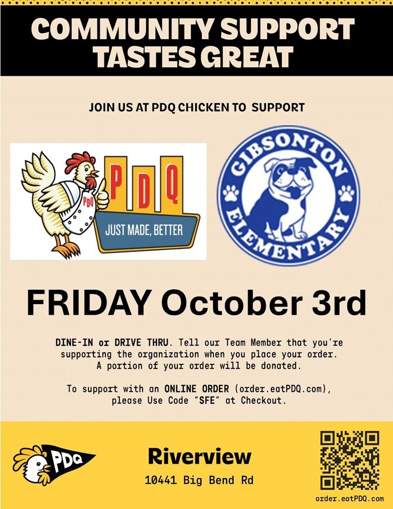 PDQ Fundraising Flyer