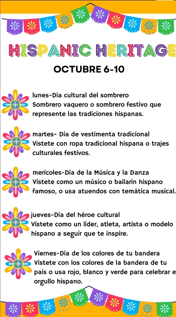 Hispanic Heritage Month-Spanish