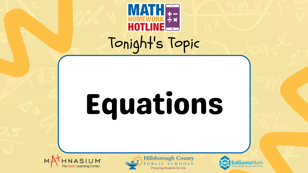 Math Homework Hotline Topic