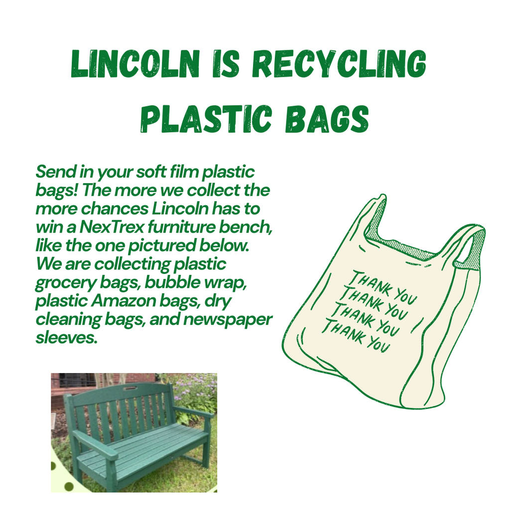 Green team plastic bag flier