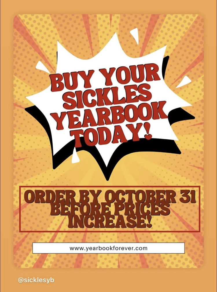 Order your yearbooks before the end of the month to lock in the lower price!!!