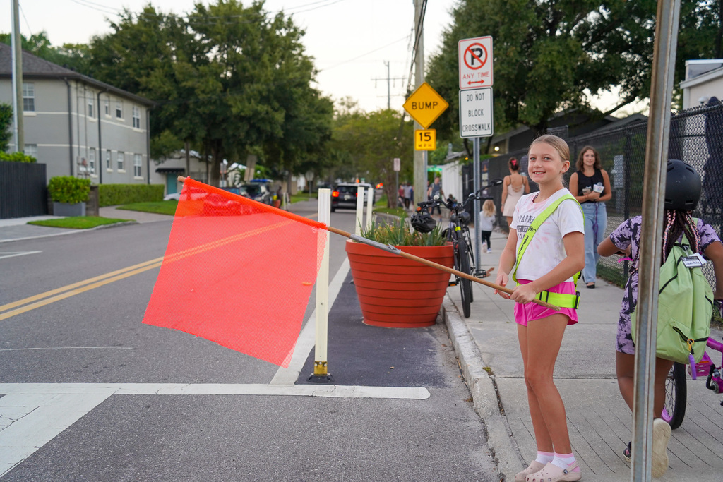 National Walk, Bike, and Roll to School Day at Roosevelt