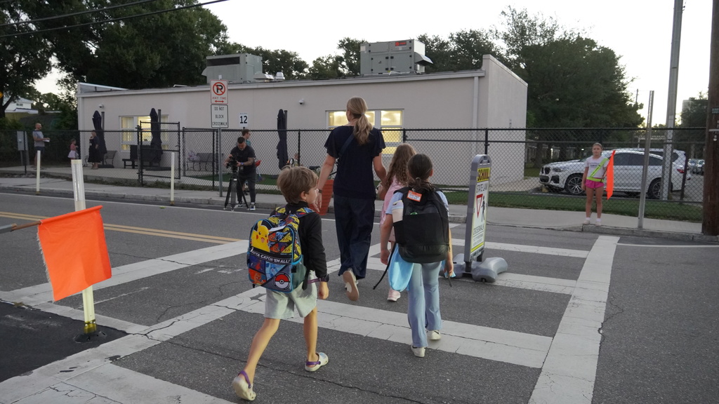 National Walk, Bike, and Roll to School Day at Roosevelt