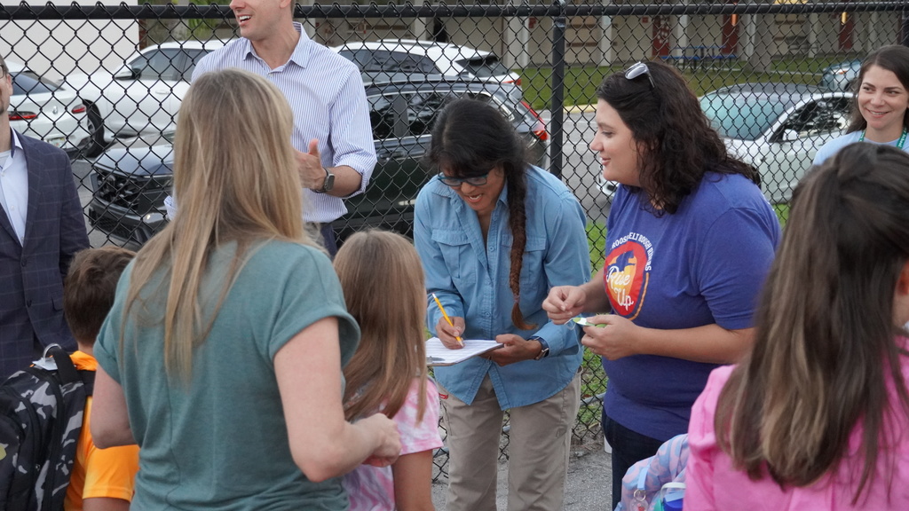 National Walk, Bike, and Roll to School Day at Roosevelt