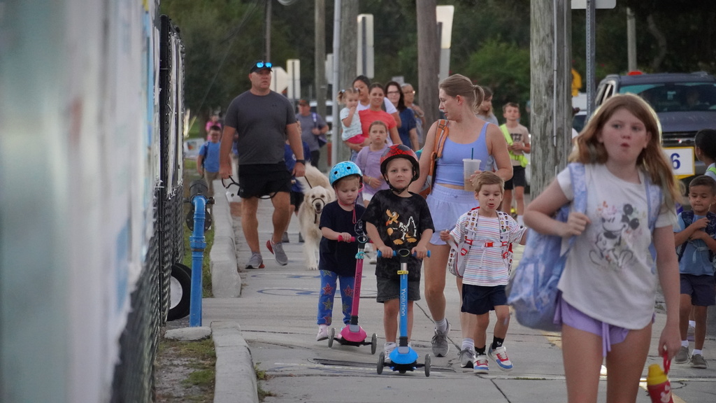 National Walk, Bike, and Roll to School Day at Roosevelt