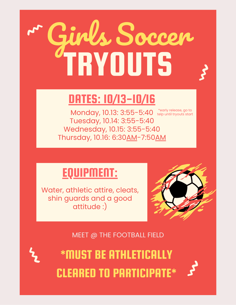Girls Soccer Tryouts