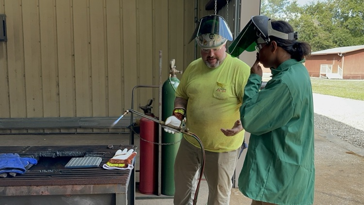 Welding students visit Ironworkers Local 397 Union