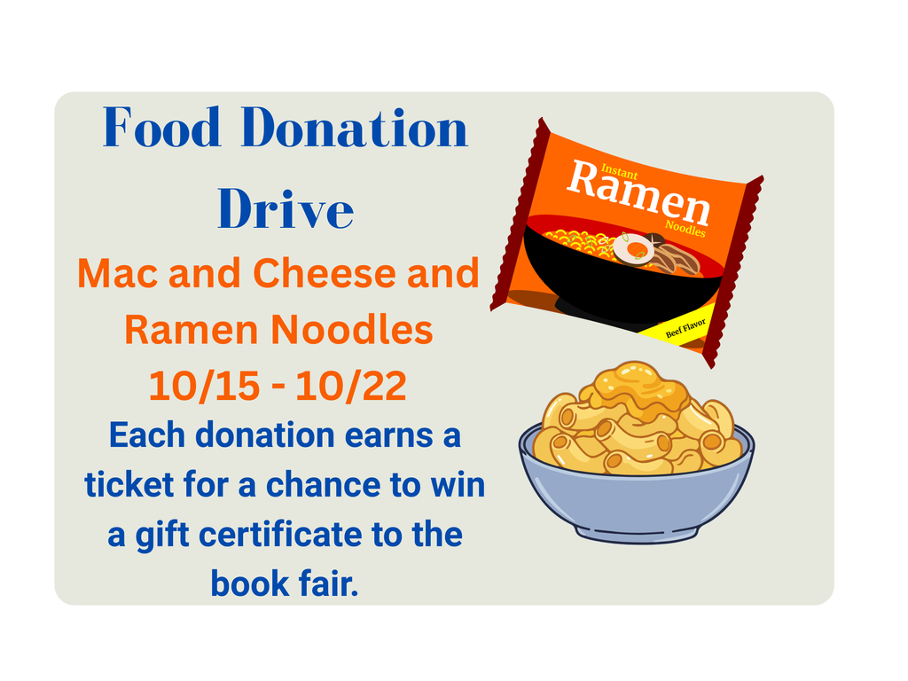 Food drive flier