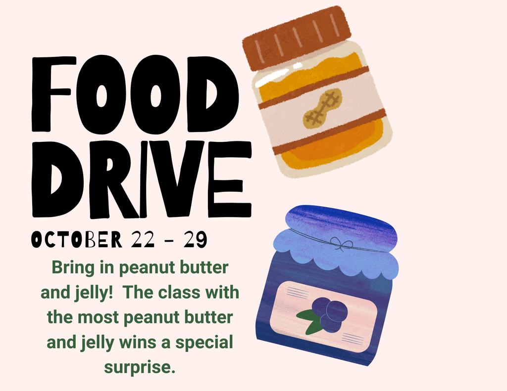 Flier for peanut butter and jelly collection