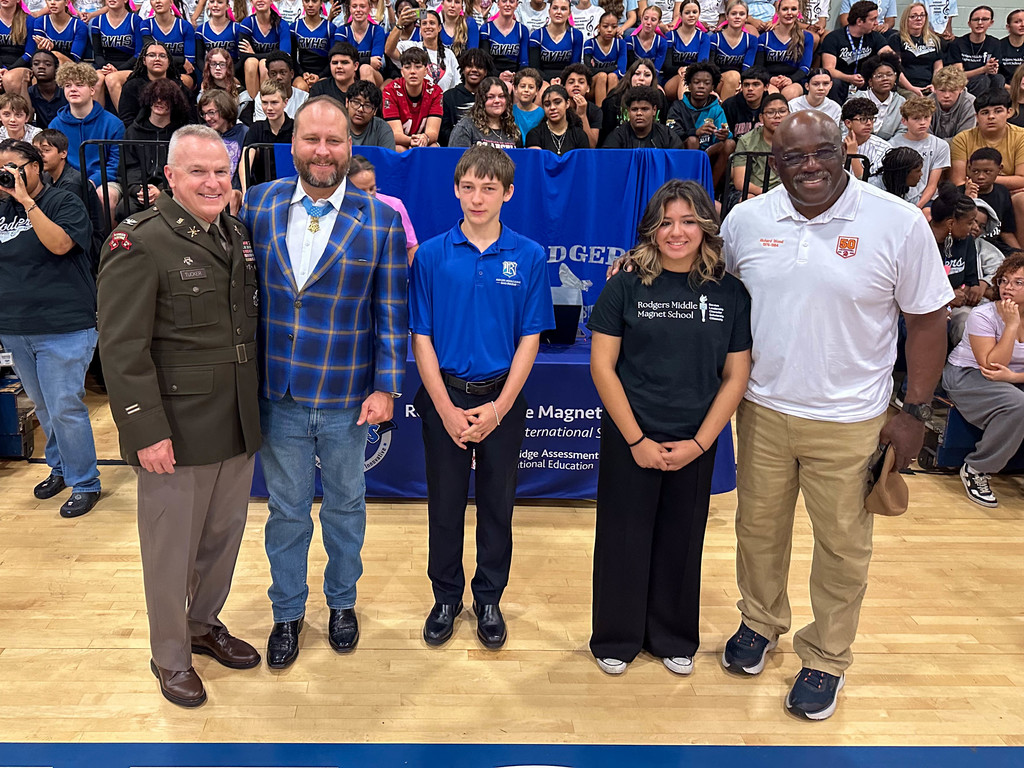 Medal of Honor Event at Rodgers Middle Magnet School