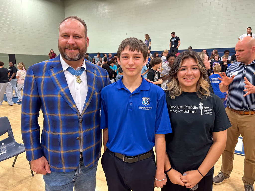 Medal of Honor Event at Rodgers Middle Magnet School