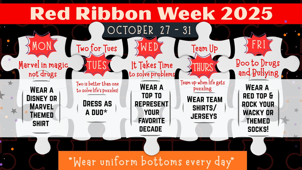 Davidsen - Red Ribbon Week is Oct 27-31