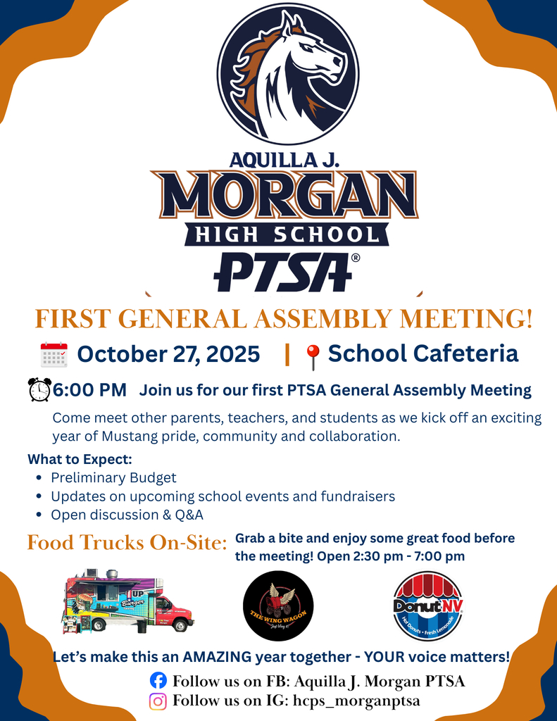 PTSA General Assembly Meeting October 27th at 6pm